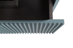 BelBagno Тумба под раковину Uno mini 50 подвесная Голубой матовый – фотография-5